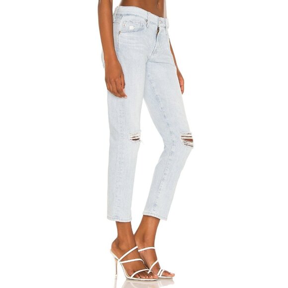 NWT Adriano Goldschmied AG Ex-Boyfriend Slim in Premiere Destroyed Jeans 29 - Picture 3 of 11